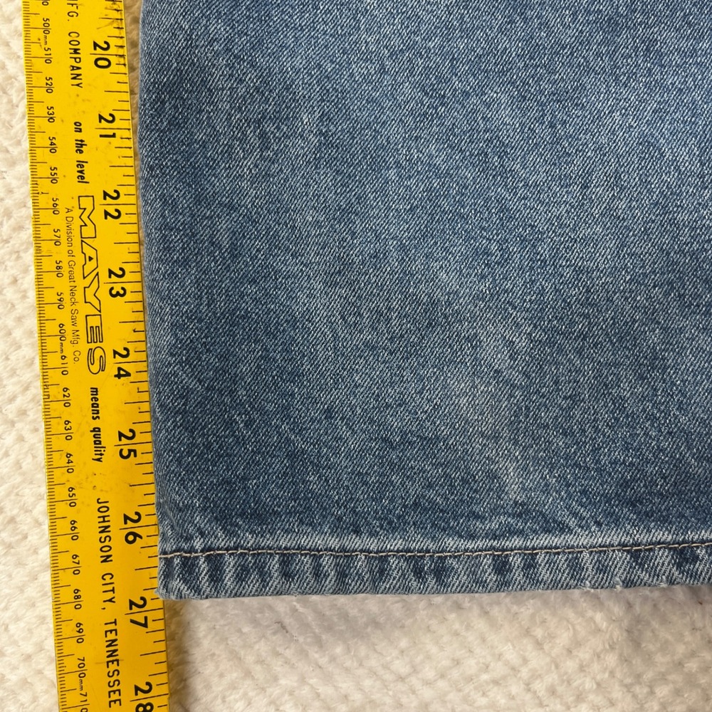 Jason Wu Jaime Barrel Ankle Jeans Super High Rise Relaxed Blue Denim Size 6 27 - Picture 6 of 10